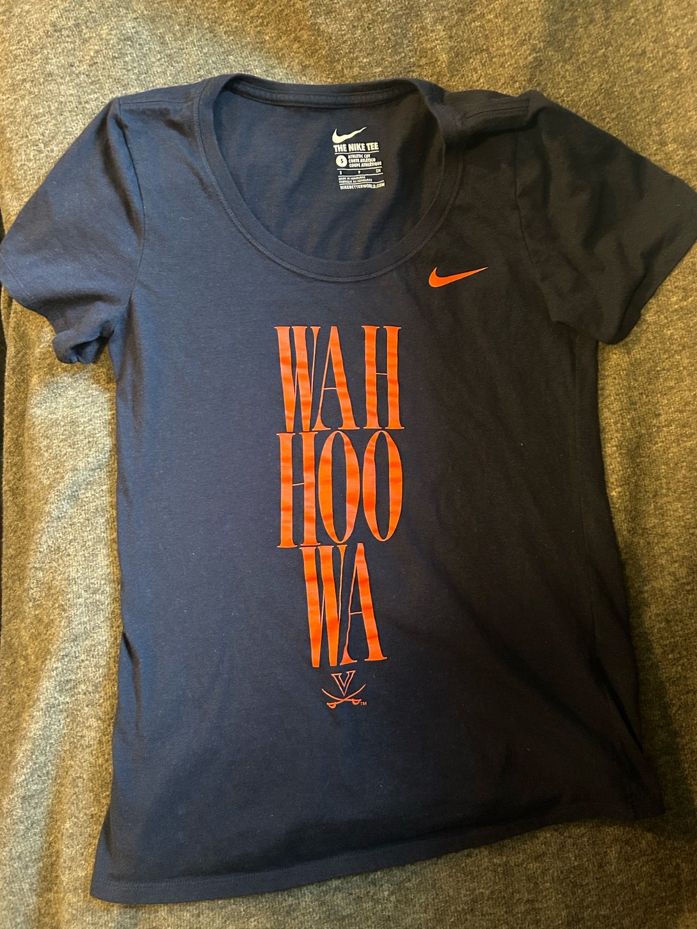 Nike UVA Wahoowa Navy Tee